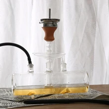 Современный Большой MP5X стеклянный бак кальян наргиле курительная труба пепельная плита с фабрики Прямая