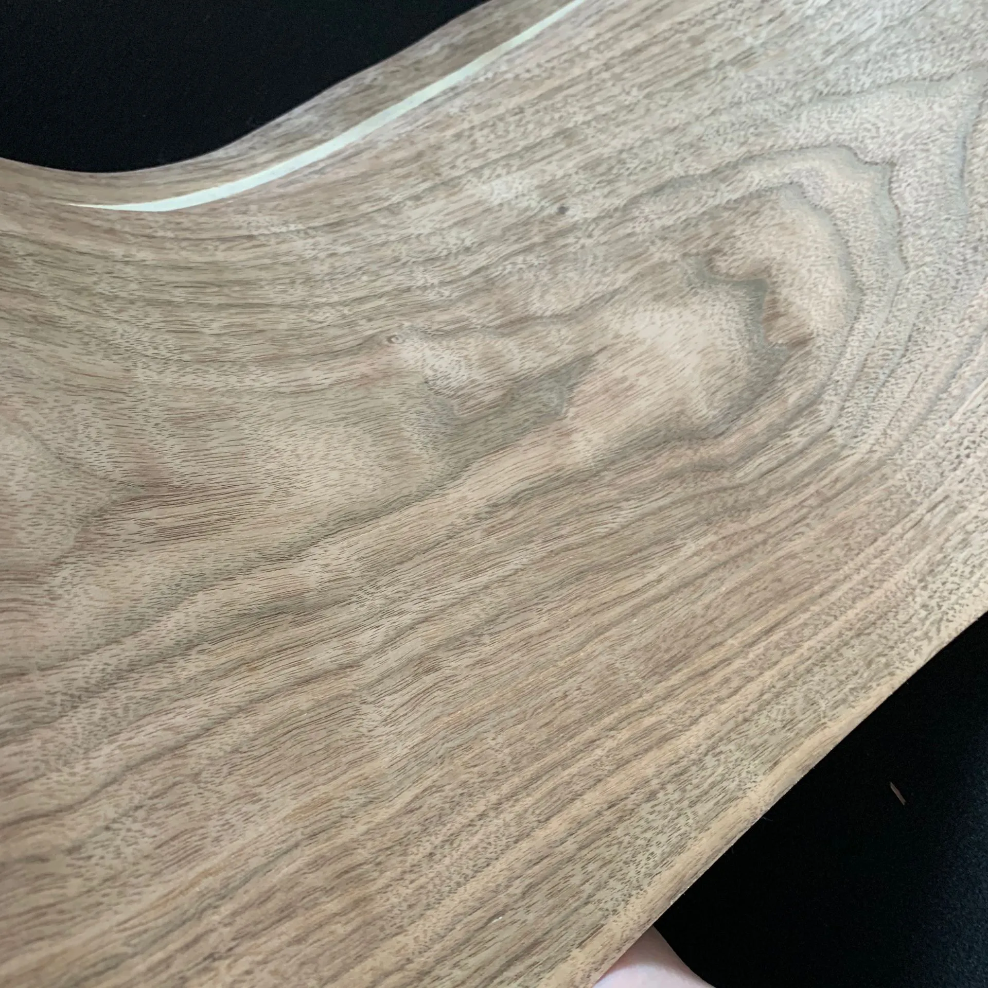 L:2.5meters Width:430mm T:0.25mm Black Walnut Flat Mouth Wood Peel Walnut  Solid Wood Splicing Wood Veneer Sheets for Sale - AliExpress