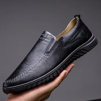 

2020 Men's Casual Shoes Men Fashion Driving Footwear Male Brand Boat shoes Man Leisure Flats Moccasins leather Men Loafers Shoes