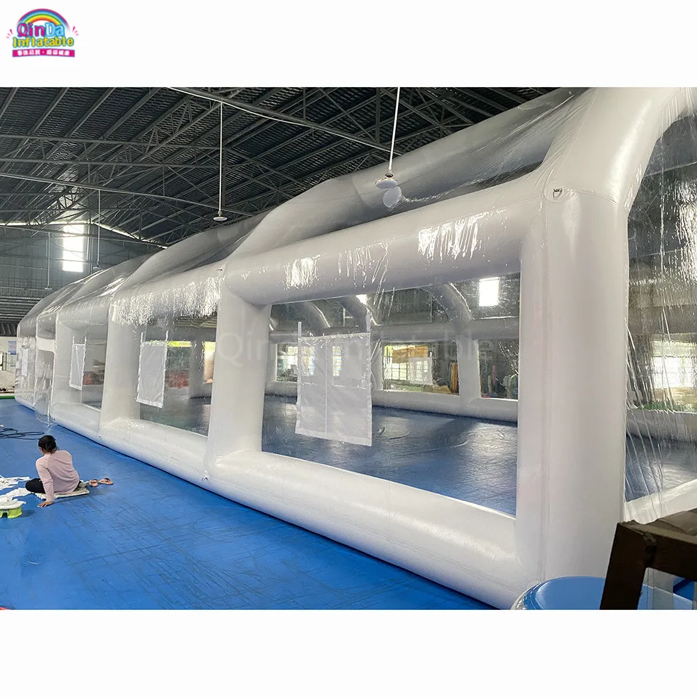 Factory Price Custom Inflatable Arch Tent/ Transparent Inflatable House/ Pool Cover Inflatable Party Tent For Sale 3