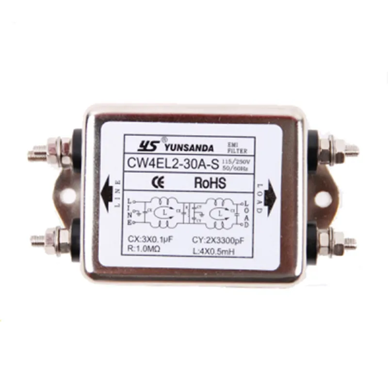 EMI Мощность фильтр CW4 20A/6A/10A/3A/30A T вставка Тип 220V|Соединители| |