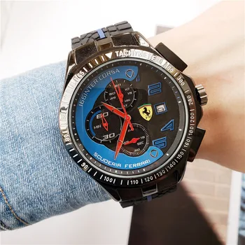 

FERRARI WORLD Business Men Watches Top Brand Luxury AAA Watch Sport Casual Wristwatch Sports Men And Women Couple Watches