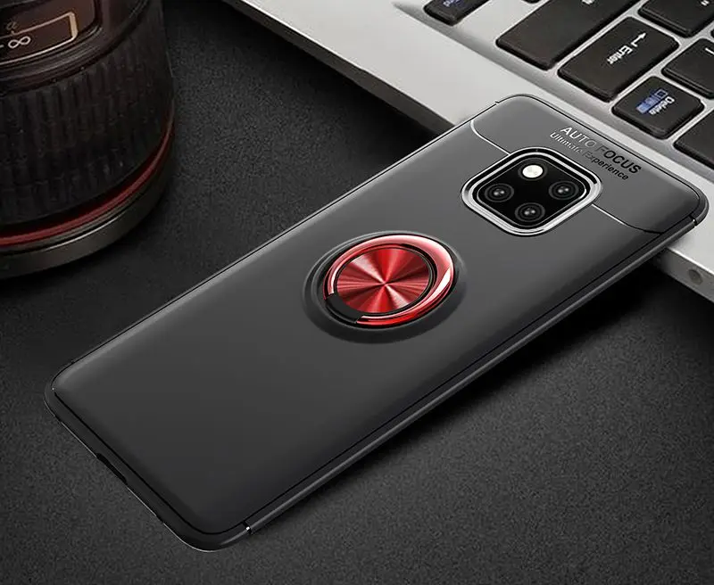 Чехол для huawei mate 20 Pro 20 X, металлический Невидимый кольцевой кронштейн, ТПУ чехол mate 10 Pro, чехол для транспортного средства, магнитная поглощающая крышка
