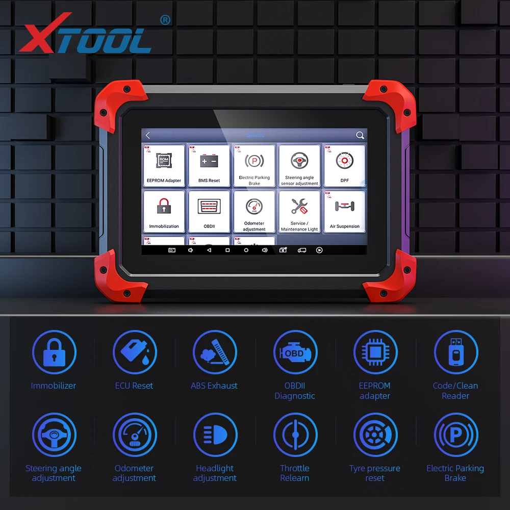 XTOOL X100 PAD Профессиональный автоматический ключ программист регулировка одометра сброс масла X100 Pad бесплатное обновление 2 года