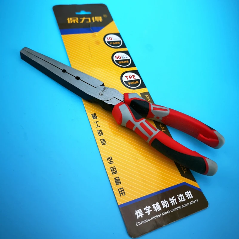 Z100 Welding Assistant Bending Plier with Two Holes for Folded Aluminum F Channel Letter Strip Non-rusty Advertising Useful Tool