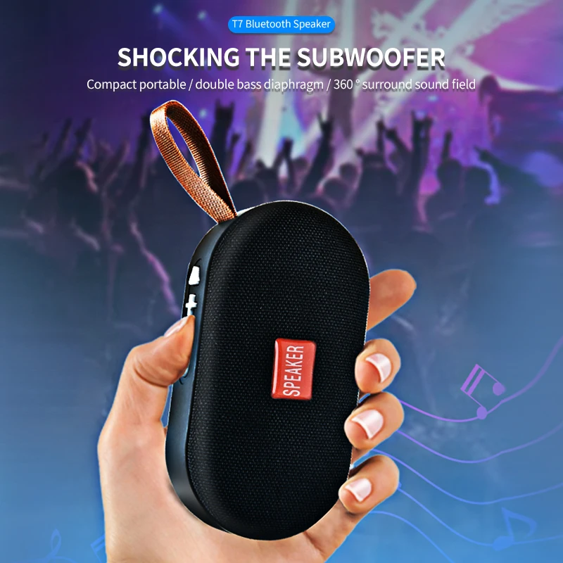 LUSHUO Bluetooth Portable Speaker Mini Wireless Loudspeaker Surround Outdoor Speaker IPX5 Waterproof Support FM Radio TFCard LUSHUO Bluetooth Portable Speaker Mini Wireless Loudspeaker Surround Outdoor Speaker IPX5 Waterproof Support FM Radio TFCard