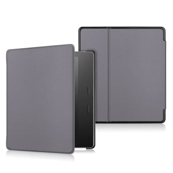 Полностью чехол Kindle Oasis Slimshell легкий защитный чехол для 7 дюймов Amazon Kindle Oasis Release 9th 10th Gen - Цвет: Серый