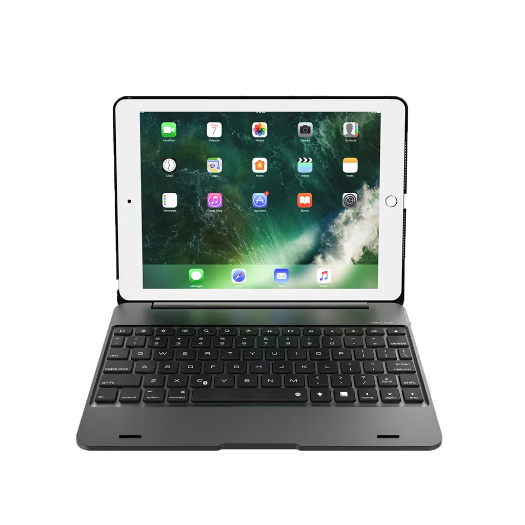 Горячая флип-клавиатура для Apple iPad 9,7 / 5th 6th поколения BT чехол клавиатуры# T2