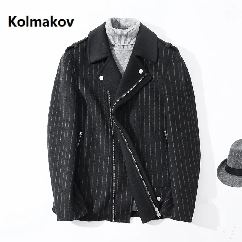 2020 Winter coat Men's cashmere trench coat Men's casual zipper jacket 100% Double-sided woolen coats men overcoat 2020 Winter coat Men's cashmere trench coat Men's casual zipper jacket 100% Double-sided woolen coats men overcoat