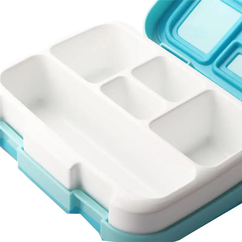 Портативный Ланч-бокс для микроволновки сетки Bento Box для школьников дети столовая посуда коробки контейнера для хранения еды