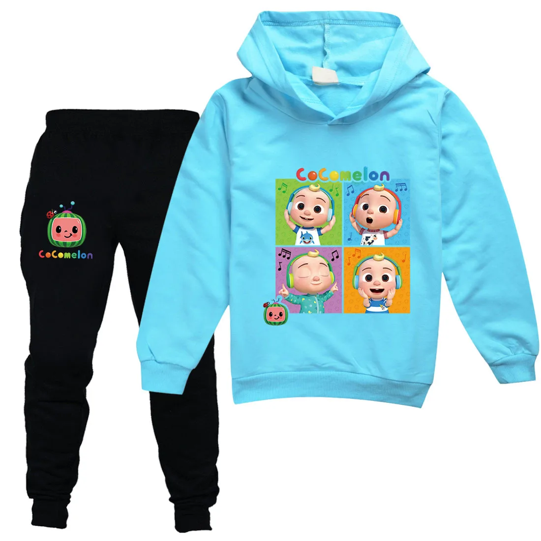 CocoMelon Kids hoodie jogger top and pant set birthday party 