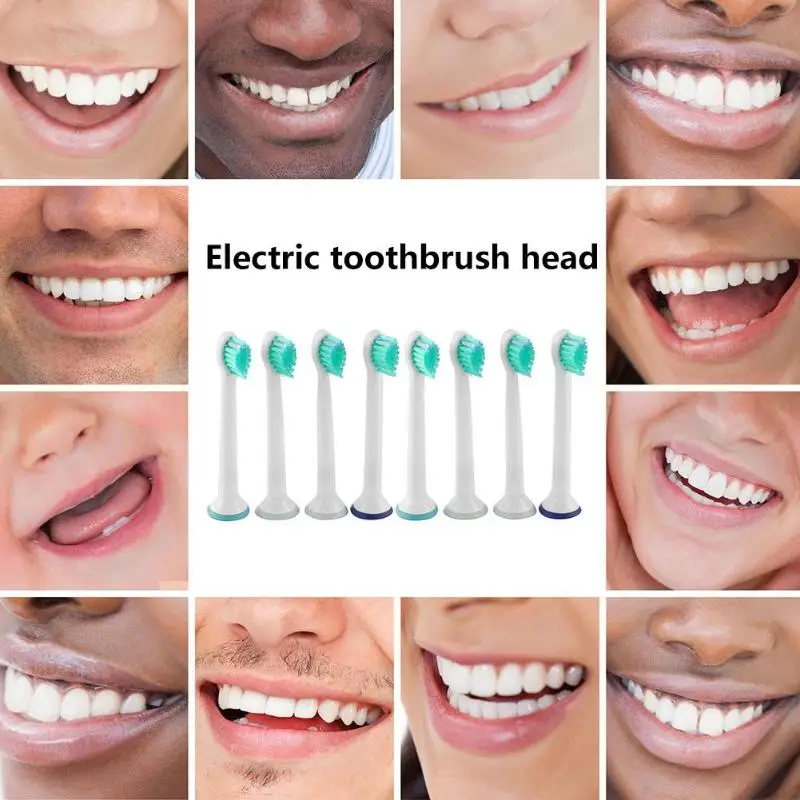 8 шт. насадки для зубных щеток для Philips/Sonicare сменные насадки для электрической зубной щетки подходят для Philips/Sonicare HX6024