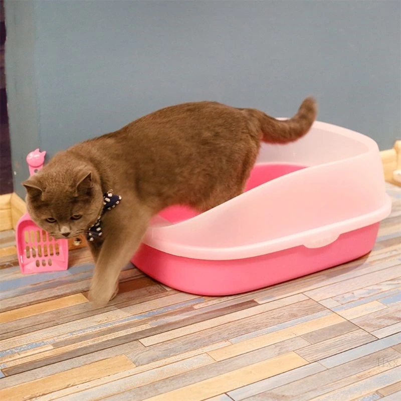 

Pet Dog Toilet Cat Litter Box Cat Dog Tray Teddy Anti-Splash Toilette with cat litter shovel Puppy Cat Indoor Home Sandbox