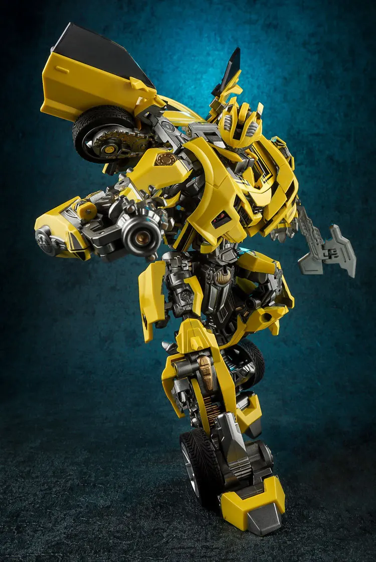 Wei jiang War Blade Bumblebee трансформационная игрушка Jingang сплав версия 8053 фильм версия машина Робот Гараж Комплект Модель