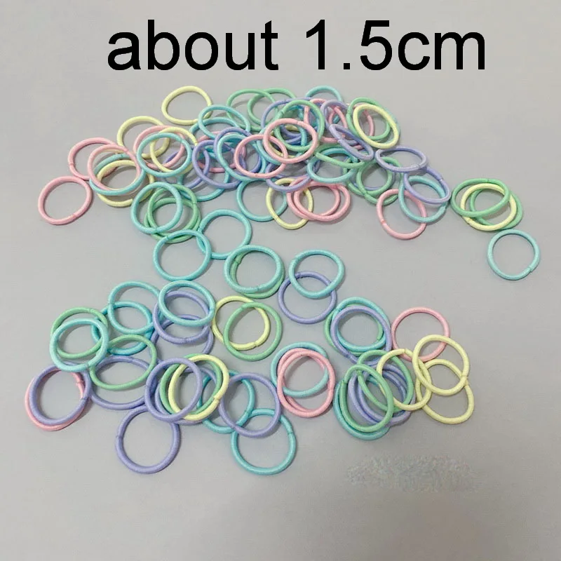 1000 Elastici Per Capelli Multicolor - Anelli Nylon Per Bambine E Ragazze - Foto 2