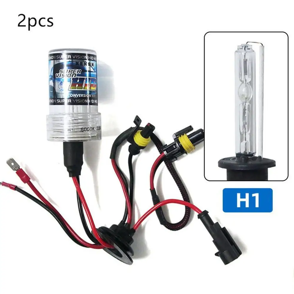 2pcs Automobile Vehicle Car HID Xenon Lamp Light Buld H1-3000K-15000K Fixment Replacement Car Access