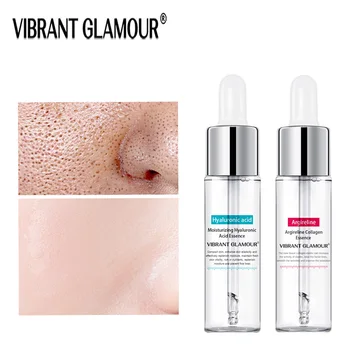 

Hyaluronic Acid Argireline Collagen Face Serum Anti-Wrinkle Shrink Pores Moisturizing Essence Acne Dry Rough SkinCare Serum