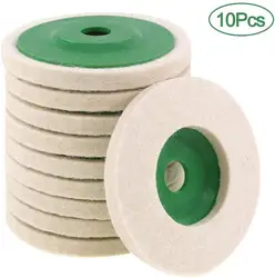 Disques de polissage pour métal, marbre, verre, céramique, 100 × 8mm, 10 pièces 