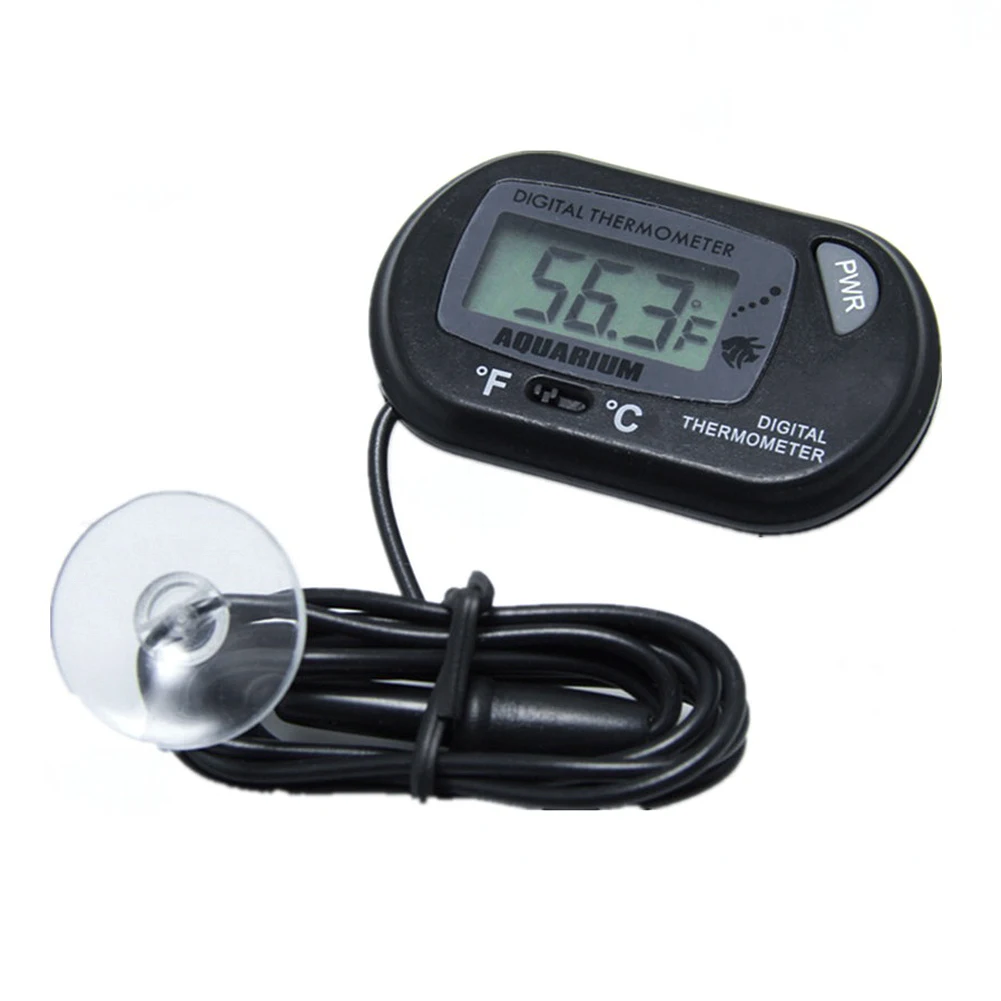 

Waterproof ST-3 Fish Tank Thermometer Reptile Sea Turtle Sucker Diving Pet Box With Probe Electronic Thermometer