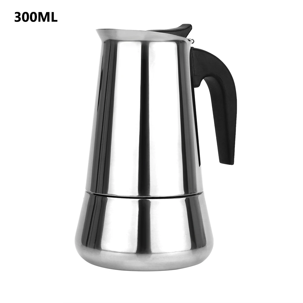 B Type 300mL NICEYARD нержавеющая сталь 300 мл/450 мл кофейная посуда кофейник Кофеварка чайник с фильтром кухонные инструменты - Цвет: B Type 300mL