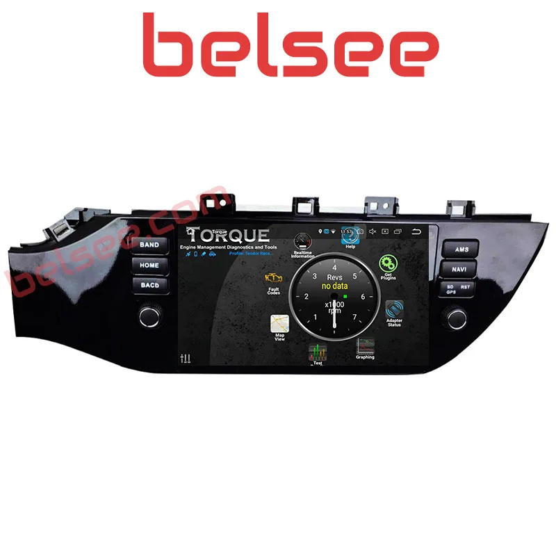 Belsee " экран Android 9,0 Ram 4+ 64G автомобильный радиоприемник головное устройство gps; Мультимедийный проигрыватель магнитофон Россия для Kia Rio 4