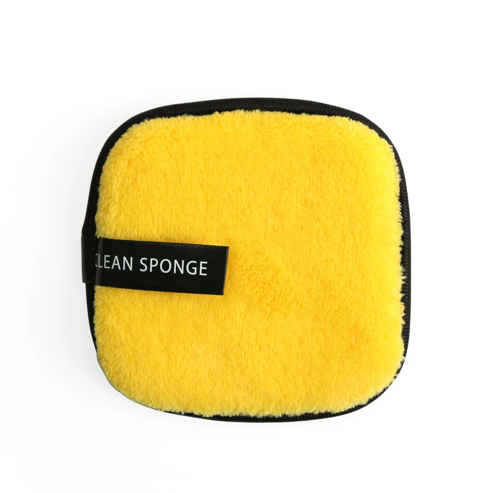 5PCS Reusable Makeup Remover Discs Face Makeup Eraser Cotton Pads Soft Microfiber Makeup Remover Cloth Facial 3