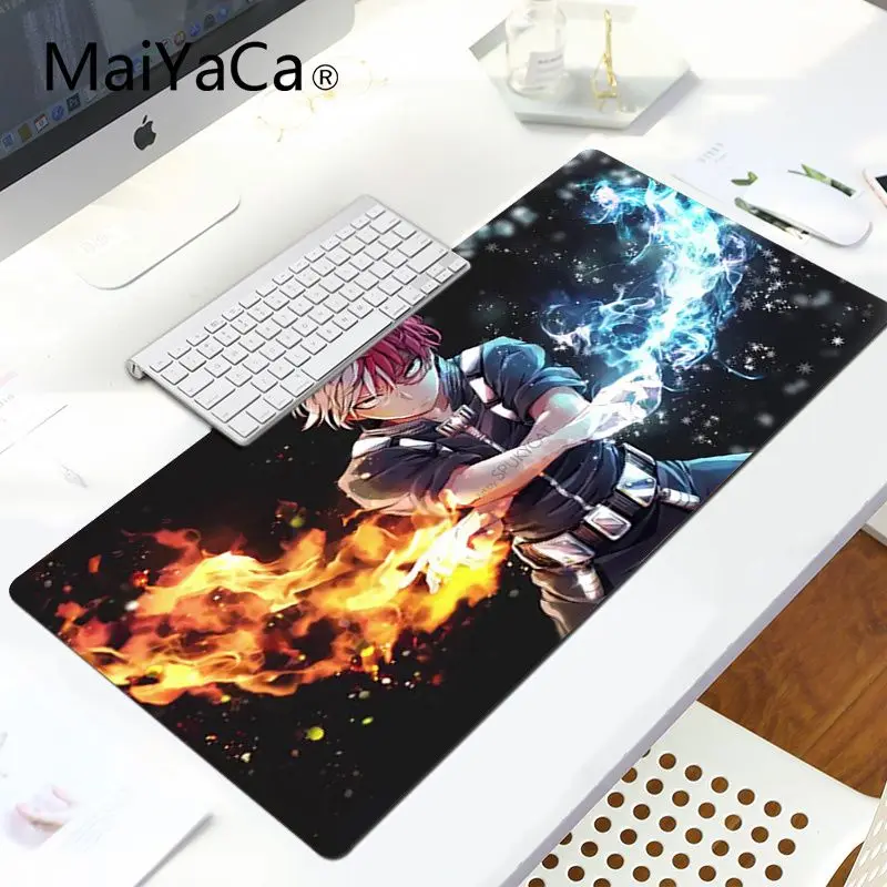 MaiYaCa простой дизайн My Hero Academy коврики для мышки ноутбук коврик для мышки в стиле аниме большой коврик для Мыши Компьютерный коврик для ПК