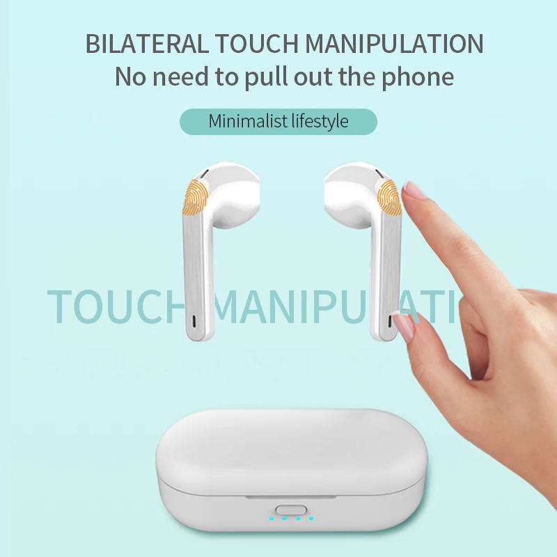 TWS L8 беспроводные наушники Bluetooth 5,0 с сенсорным управлением, половинные наушники-вкладыши 3D Setero Sound для мобильного телефона Xiaomi huawei iPhone
