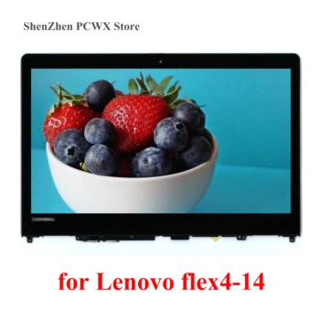 

Original 14.0 Touch Screen Assembly for Lenovo FLEX 4-14 flex4 14 Laptop LCD Display Glass Panel HD 1366*768 40pin free shipping