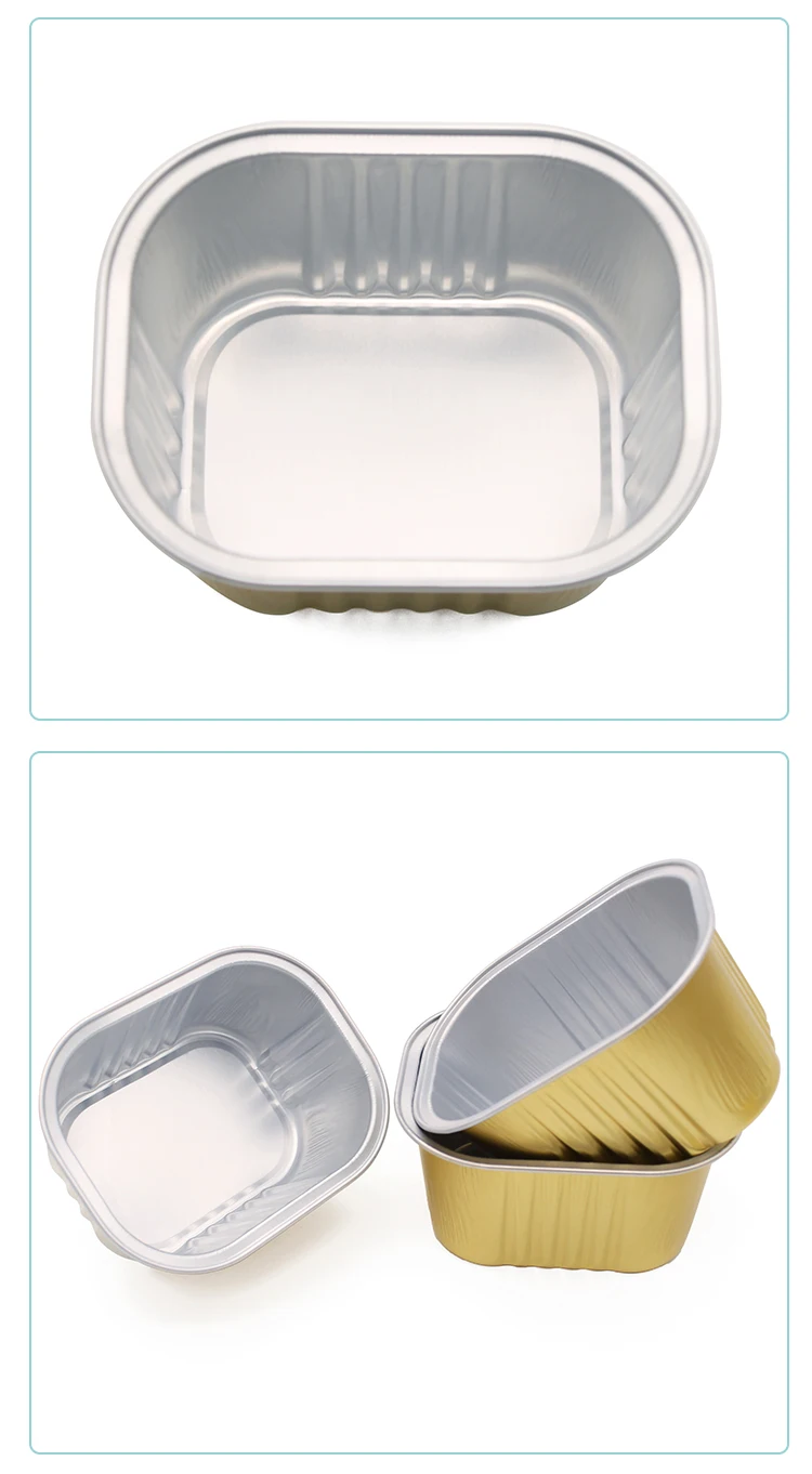 Aluminum Foil Bowl of Environment-Friendly Materials For Melting Hard wax beans / Cooking Foods
