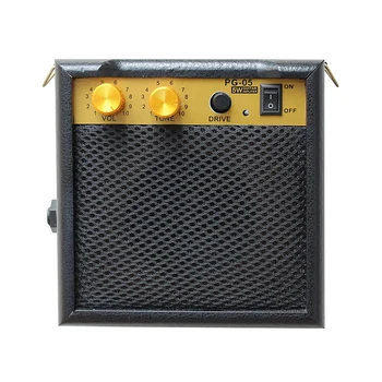 

HOT-PG-05 5W Mini Guitar Amplifier Guitar Amp Guitar Accessories for Acoustic Electric Guitar