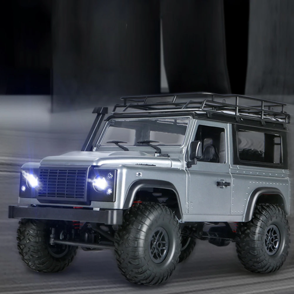 

MN99S Rechargeable Battery Kids Crawler Off Road LED Lights Toy RC Car 1/12 Gift 2.4GHz Vehicle Wear Resistance Boys DIY 4WD