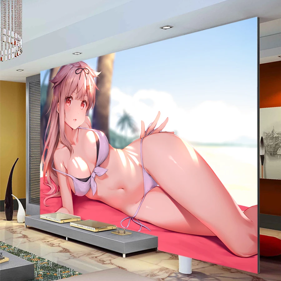 Сексуальная аниме-девушка обои бикини девушка фото обои Kantai Коллекция 3D настенная роспись Косплей Мальчиков Спальня Декор для гостиной