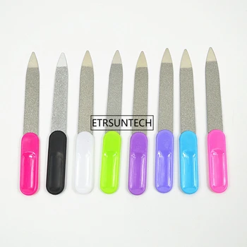 Buy 500pcs Multi-functional Stainless Steel Nail File Buffer Double Side Grinding Rod Manicure Pedicure Scrub Nails Art Tool F3599