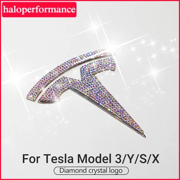 

Haloperformance Model3 color drill logo Tesla accessories badge car logo For Tesla Model 3 Model Y Tesla Model S X Model Three