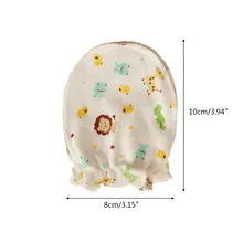 10 пар, детские варежки против царапин, мягкие хлопковые перчатки для младенцев, аксессуары для ухода за ребенком U90B