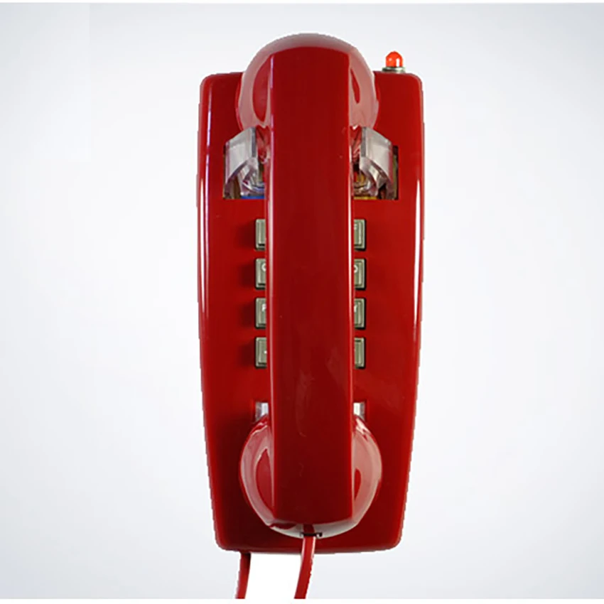 Corded Phone Landline,Wall-Mounted Telephone Phone With Loud Ringer And Handset Volume Control,Caller Indicator Flash telefono