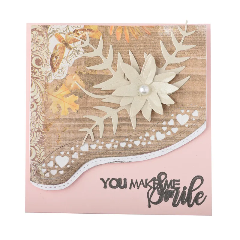 

Eastshape Heart Border Metal Cutting Dies New Hollow Frame for Scrapbooking Album Die Cut Embossing Stencil Decor Christmas Dies