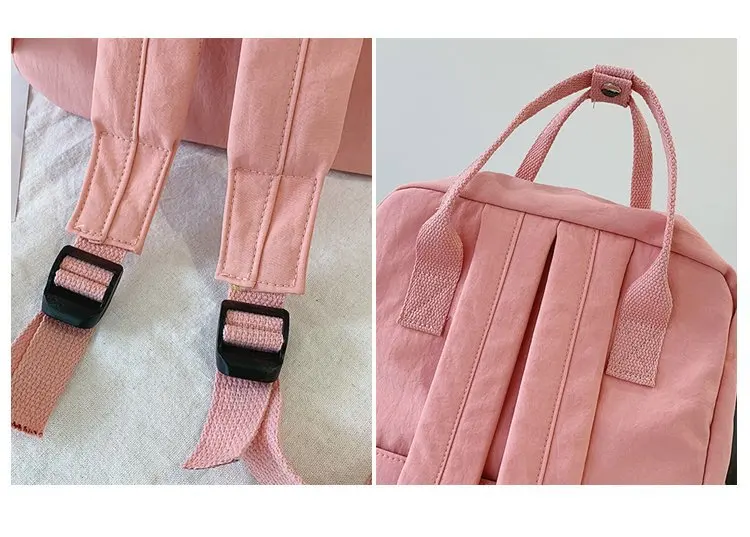 Школьный рюкзак Для женщин Брендовые женские милые, Мультяшные, прозрачные студентов школьная сумка, сумки через плечо, модные брезентовые рюкзаки сумка