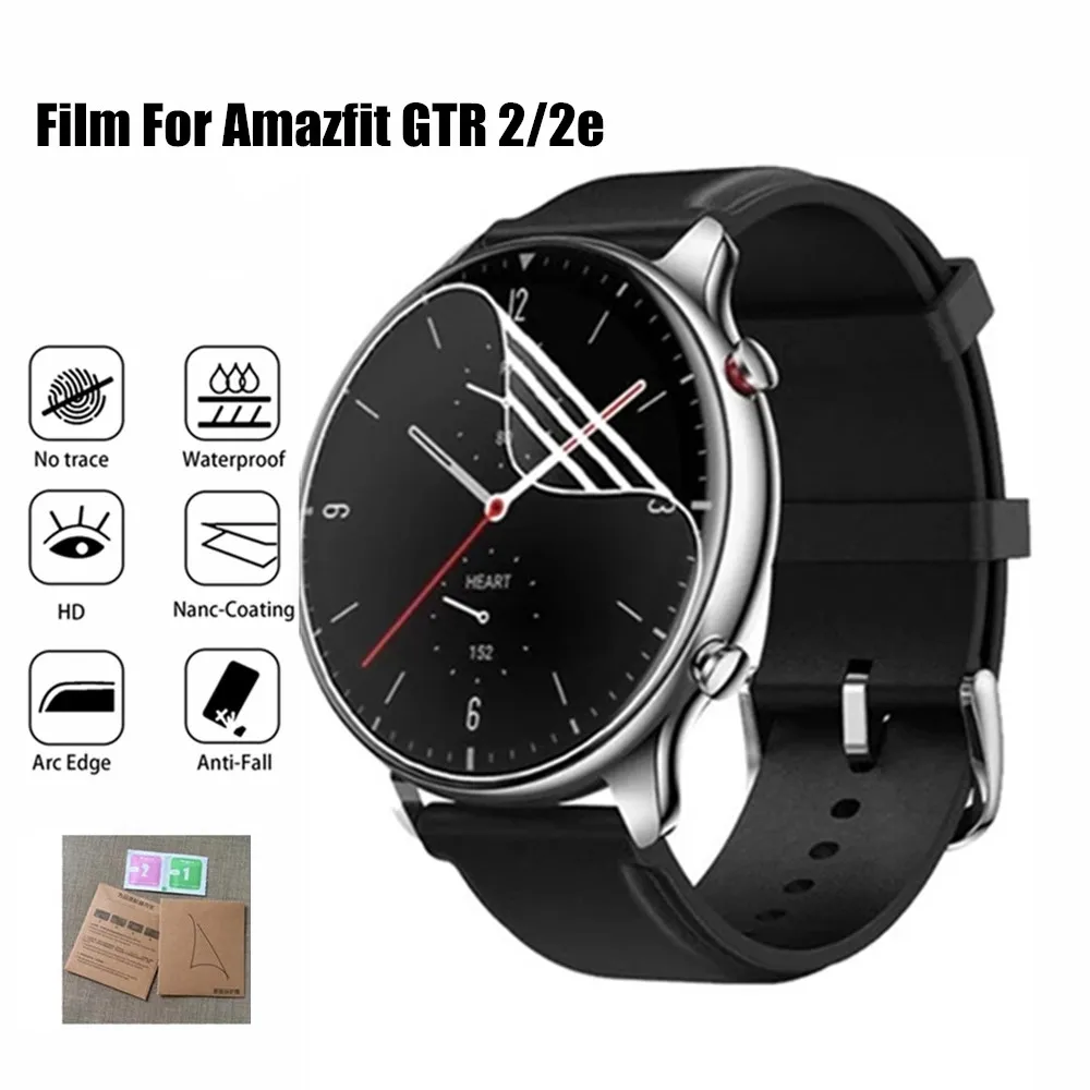 Гидрогелевая пленка из ТПУ для смарт часов Xiaomi Huami AMAZFIT GTR 2 GTR2 защитная на весь