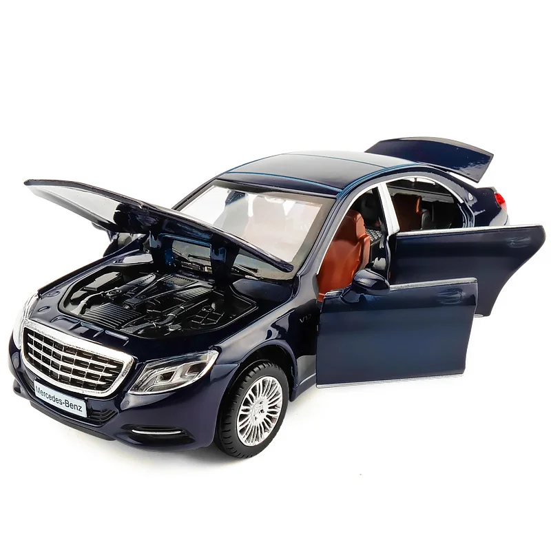 1/32 Maybach S600 Diecast Metal Car Models High Simulation Vehicle Toy With Light Music 6 Doors Can Be Opened Gifts For Children 1/32 Maybach S600 Diecast Metal Car Models High Simulation Vehicle Toy With Light Music 6 Doors Can Be Opened Gifts For Children