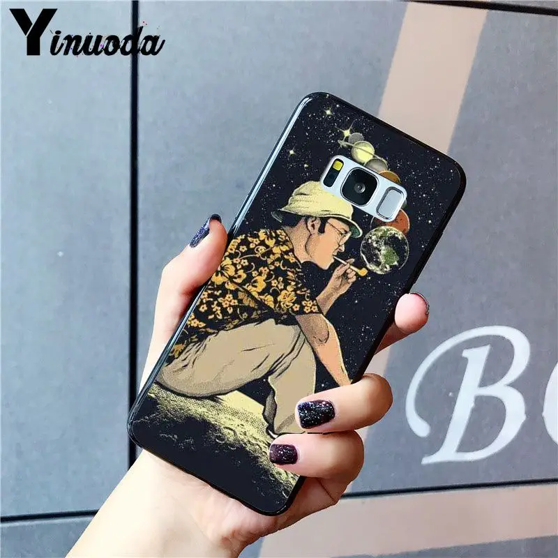 Great Trippy Art aesthetic Space astronaut Moon Girl