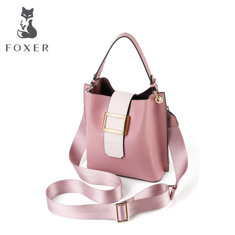 FOXER, женские кожаные сумки, роскошные сумки, женские сумки, дизайнерские сумки, известный бренд, женские сумки,, новая мода, сумка из воловьей кожи