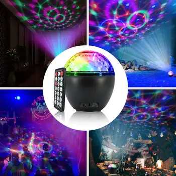 

with Remote Control Dance Lamp Strobe Light Stage Light Indoor Entertainment Party Holiday Lighting Stay Home Ball Fantastic