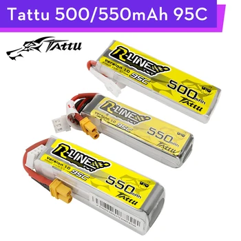 

Tattu 550mAh 500mAh 11.1V/7.4V/3.7V 95C 3S 2S 1S1P Lipo Battery Pack with JST-PHR XT30 Plug for UAV/FPV Drone RC RacinQuadcopter