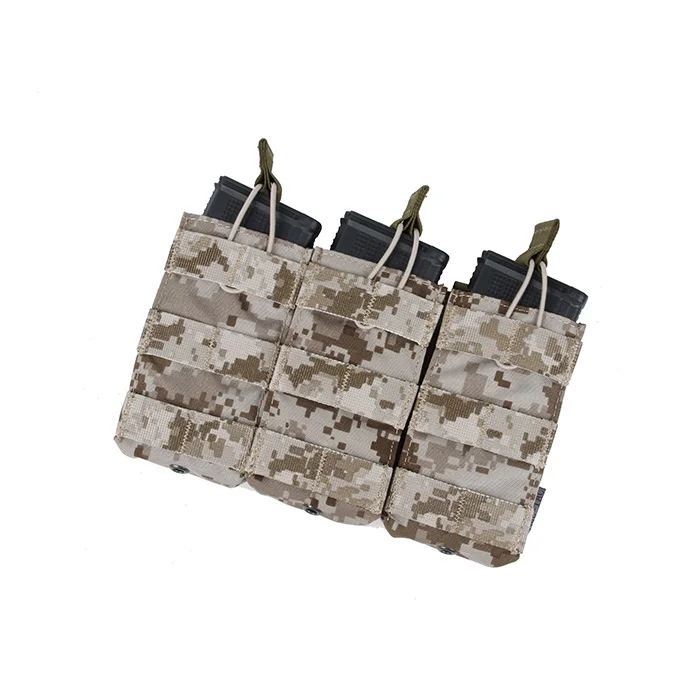 TMC Cordura Multicam Triple MOLLE открытая верхняя 5 56 сумка для магазина Black AOR1(SKU051131)|Мешочки| |