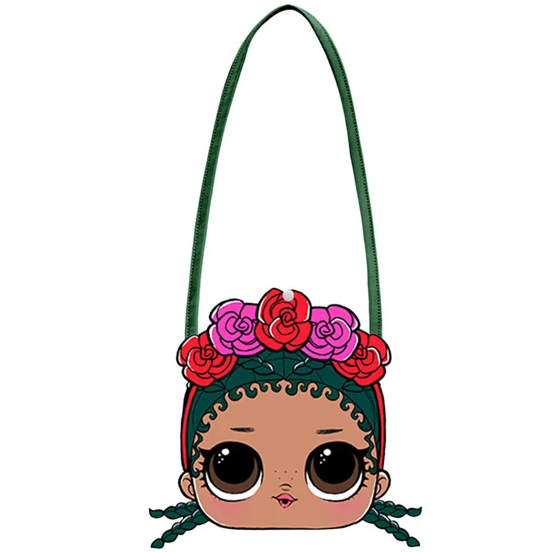 Милая кукла-сюрприз для девочек, детские рюкзаки принцессы, маленькая нагрудная сумка, подарок - Цвет: A98