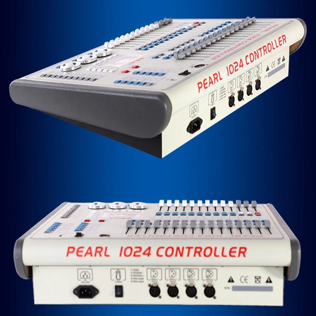 512 DMX Controller Stage Light DMX 512 Master Console For XLR-3 DMX Control  For Stage Light (Color : 1024 with case_3pcs)