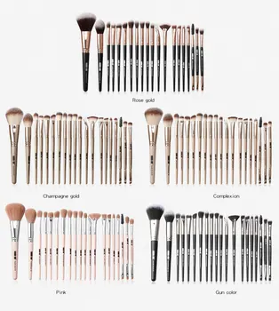 

Professional 20PCS Makeup Brushes Set Foundation Blending Blush Face Shading Cosmetic Brush Make Up Kit 5 Colors