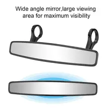 

Wide Rear View Mirror w/1.75" 15" Clamp for Polaris RZR 800 1000 XP900 for Yamaha Rhino for Honda TALON 1000X 1000R 2019